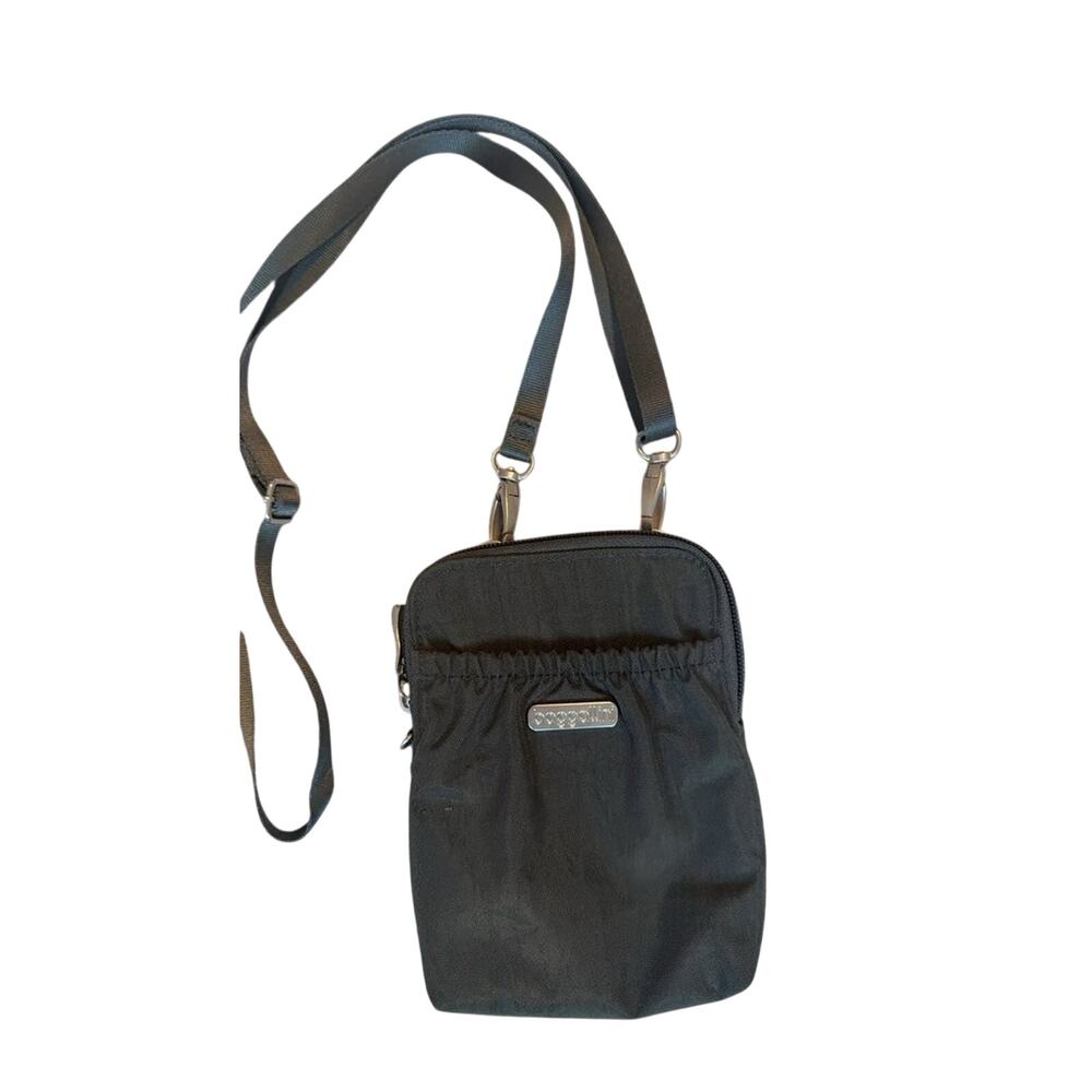 Baggallini Charcoal Gray Crossbody Bag with Adjustable Strap